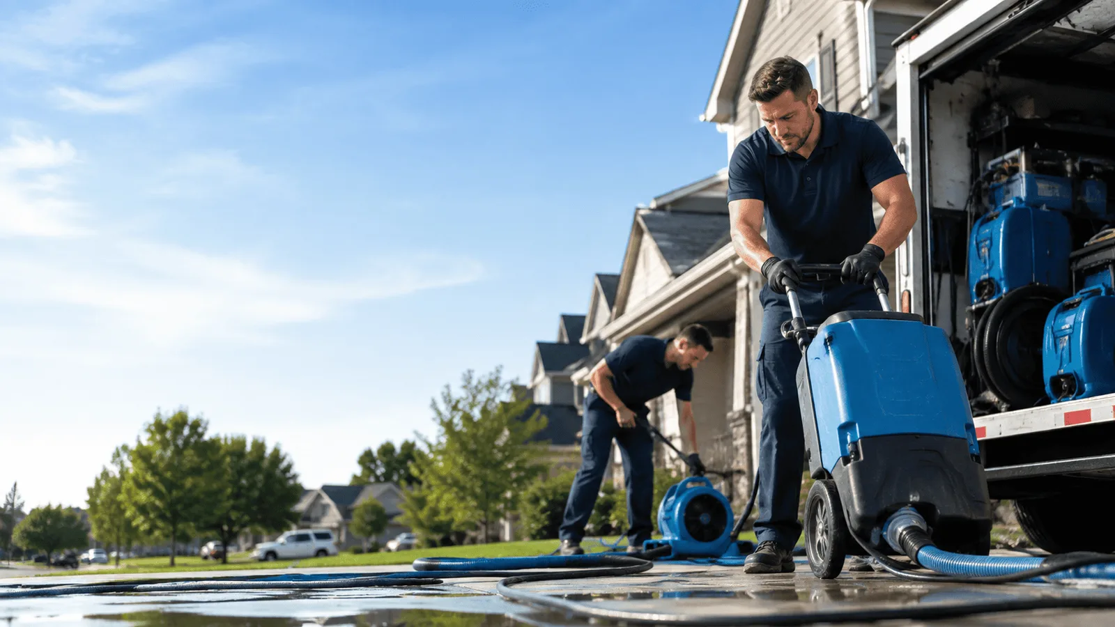 Dehumidification being performed in New Market, TN